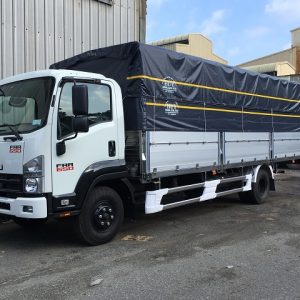 Xe Tải Isuzu FRR90NE5 6.5 Tấn Thùng Bạt